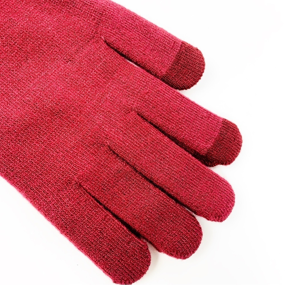 UR Wellness Antimicrobial Red Gloves • Cozy Winter Gloves • Holiday Gift • NWT - Picture 5 of 8